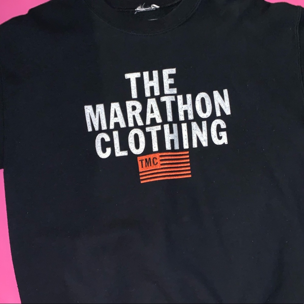The marathon clothing crewneck sweatshirt